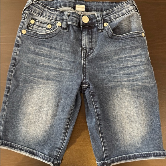 True Religion Indigo Denim Shorts - Picture 2 of 4